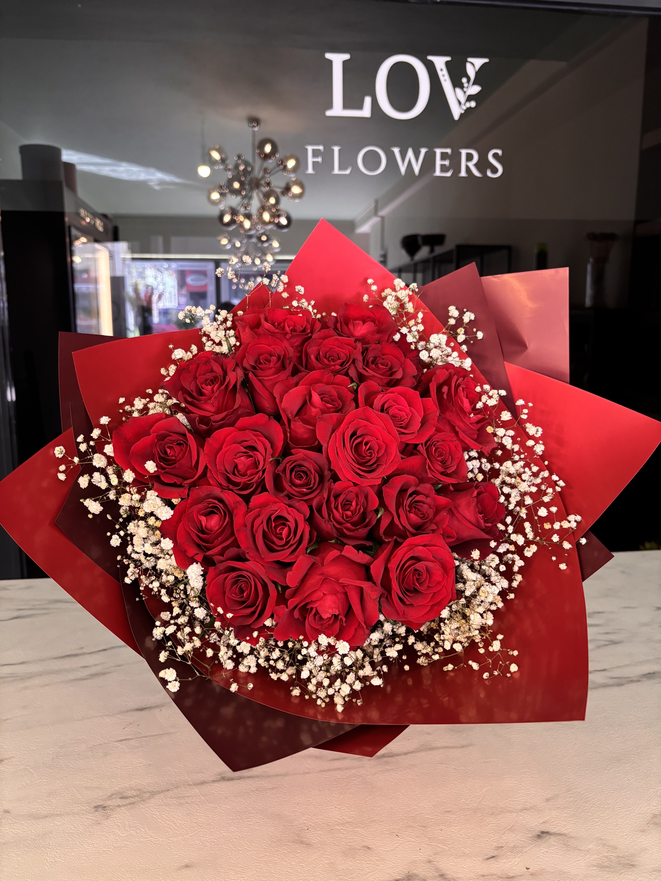 41 Kırmızı Gül Buketi